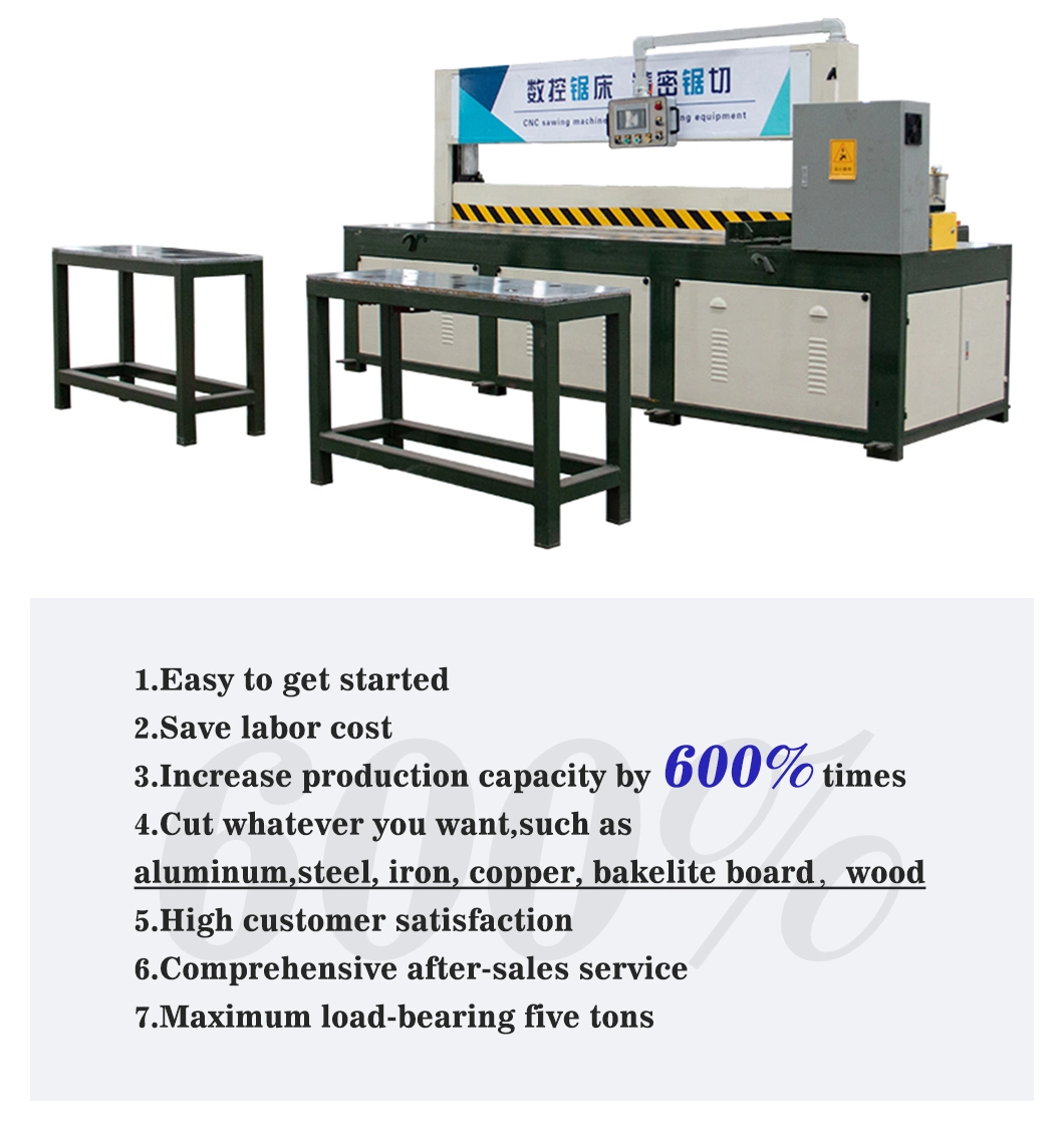 High Quality Digital Control CNC Heavy Duty Precision Fully Automatic Table Wood/Panel Sawing Cutting Saw Machine Price for Aluminum/Aluminium Sheet/Plate